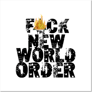 F*CK The N.W.O (Black) Posters and Art